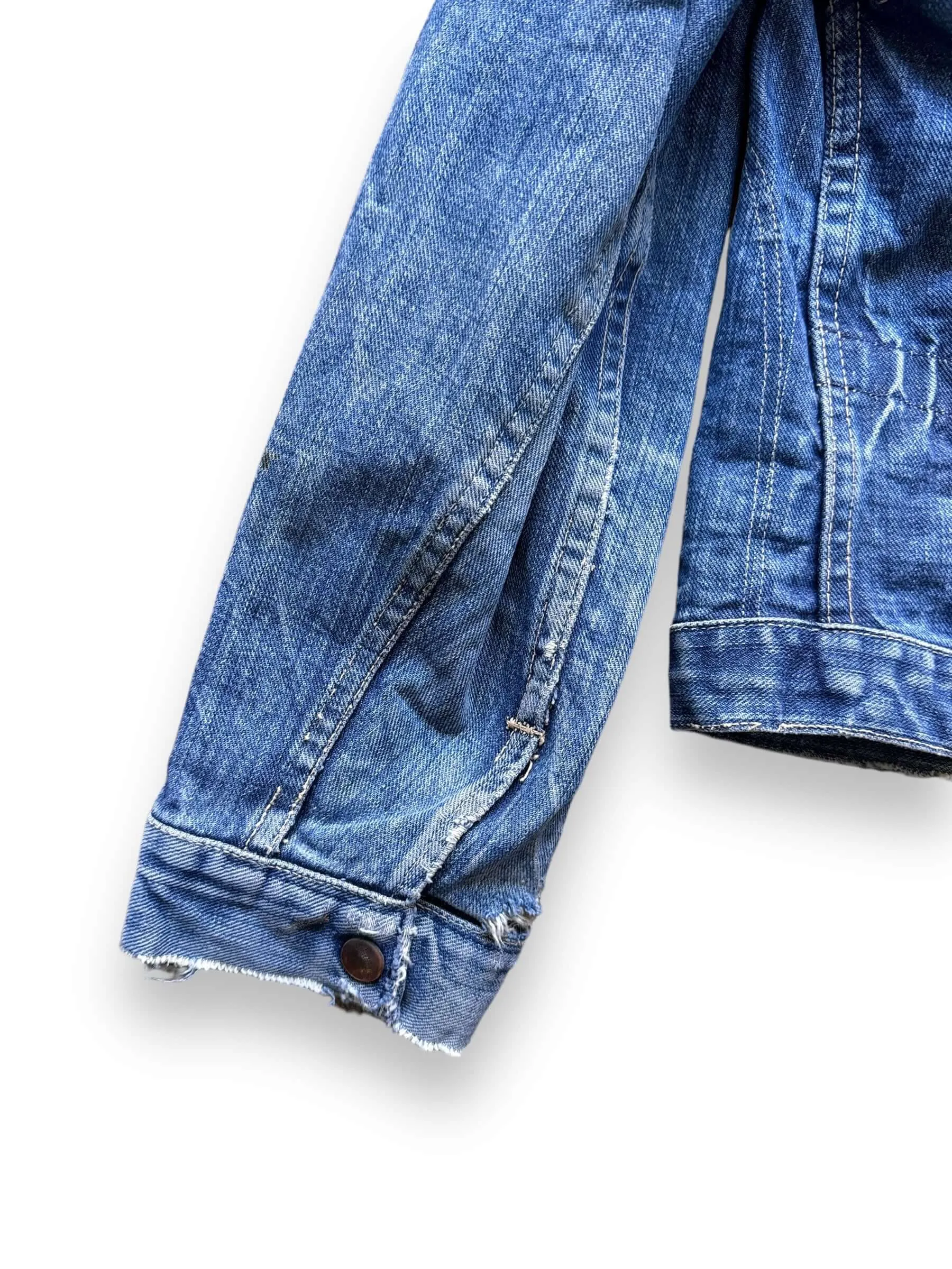 Vintage Wrangler Blue Bell MJZ Denim Jacket SZ 46