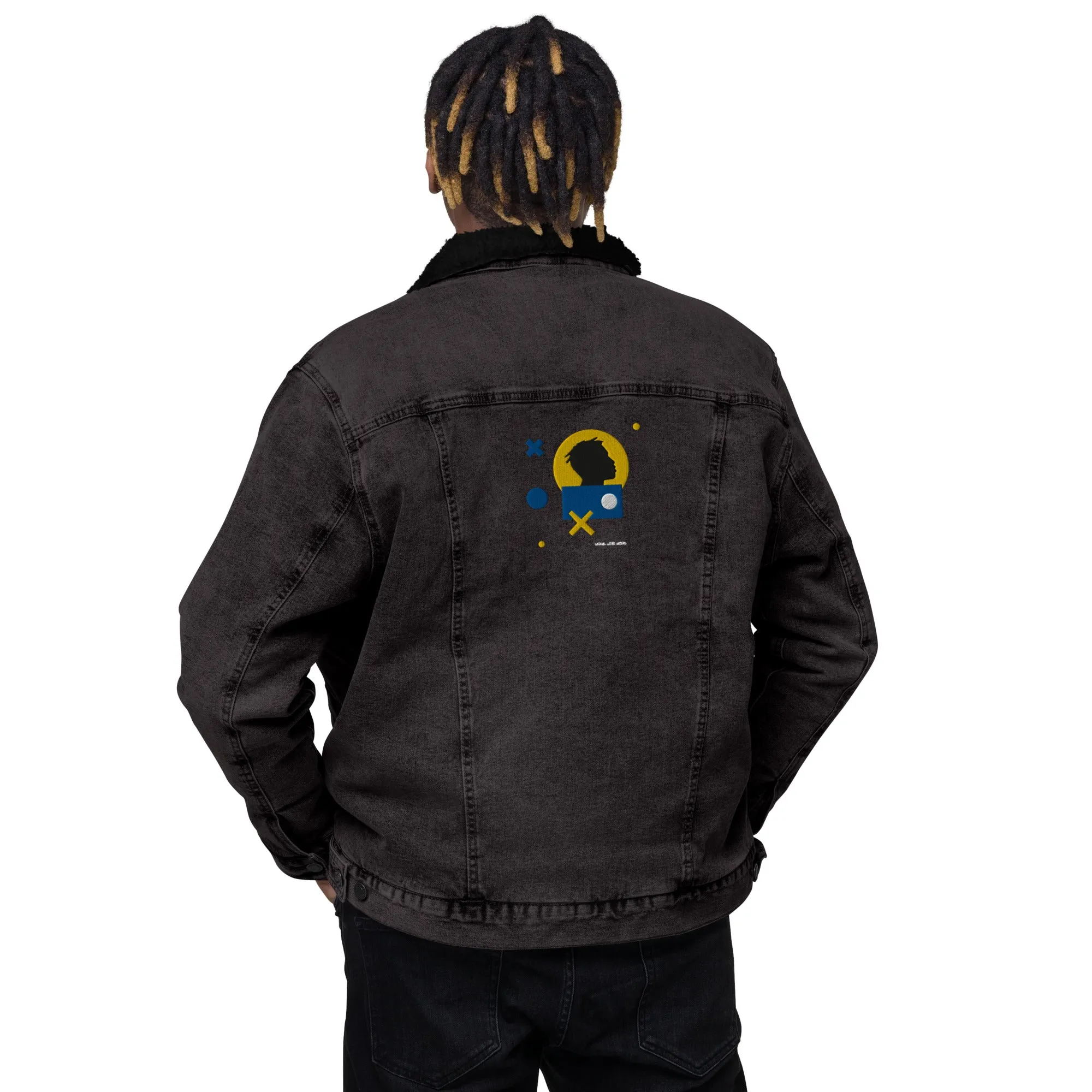 VISIONARY Unisex Denim Sherpa Jacket