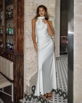 White maxi dress “Latera”